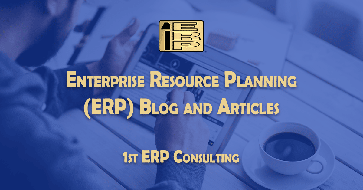 Landing Page ERP History and Important - 1st ERP Consulting