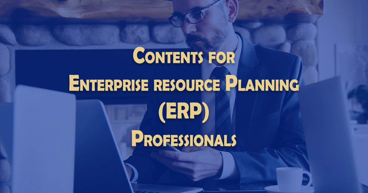 ERP Information for ERP Professionals and Vendors